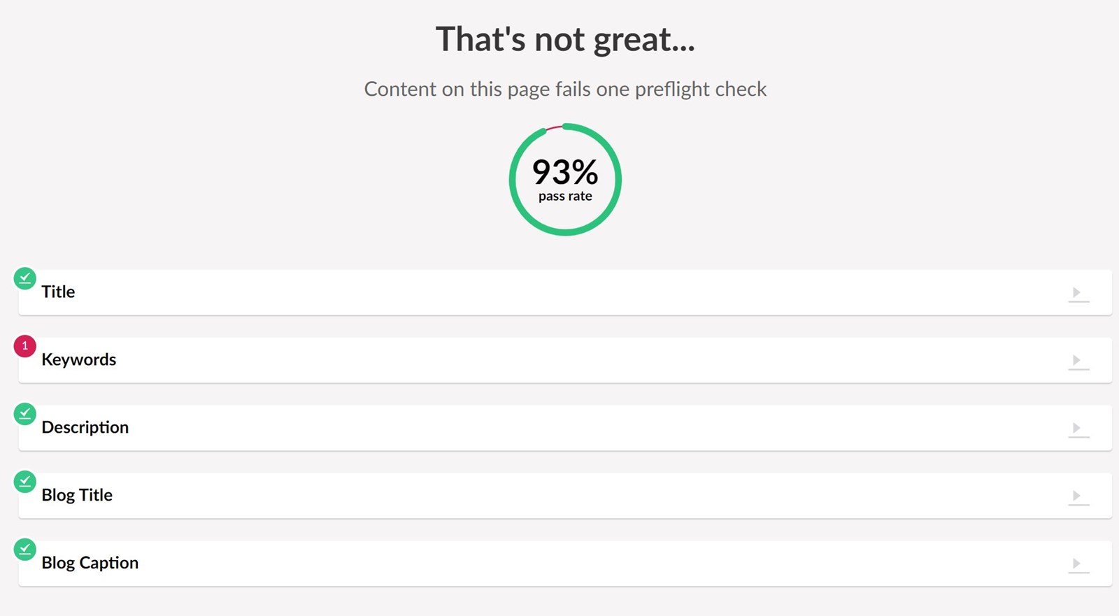 Preflight with Umbraco