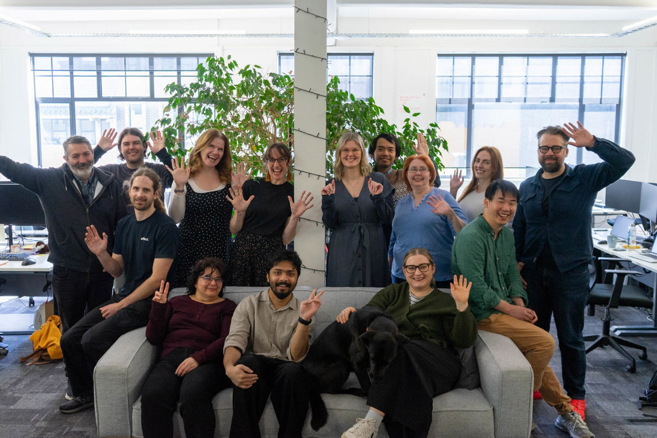 The Effect team in their office